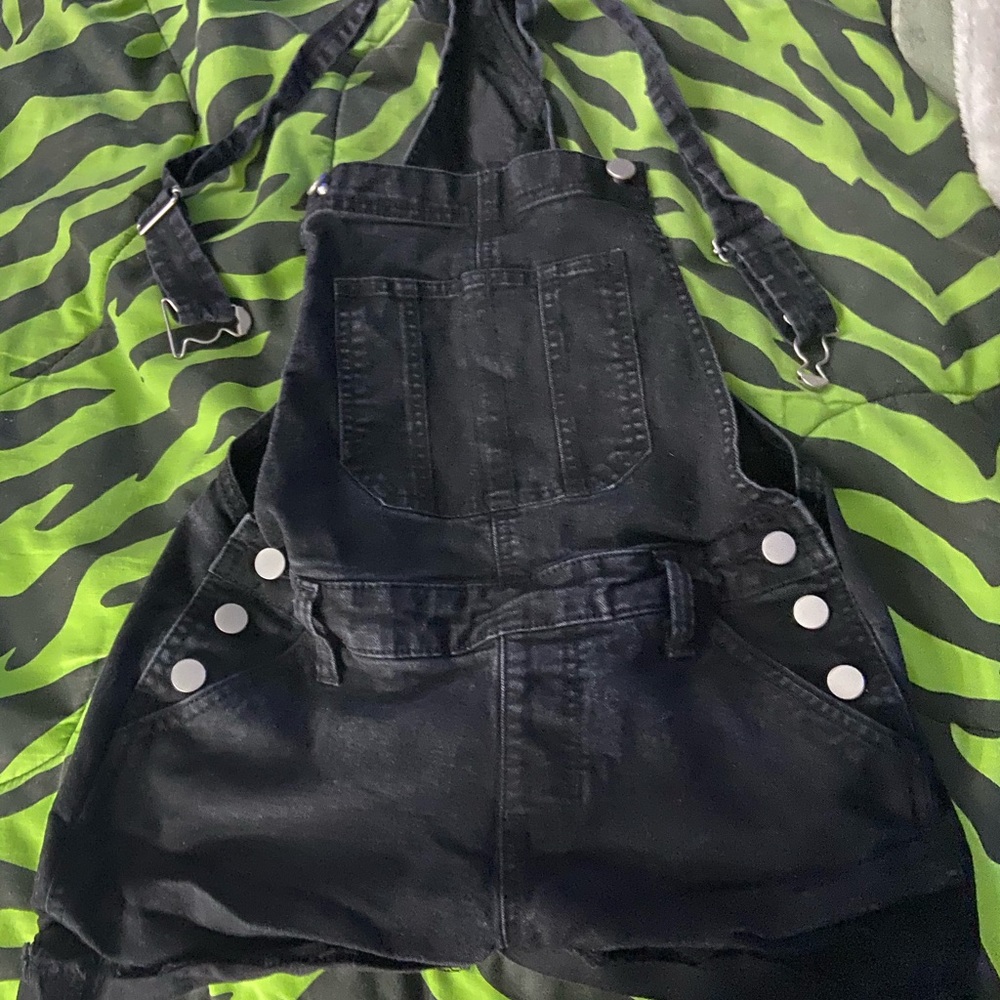 Black overalls from Walmart
